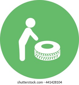 Fixing Punctured Tyre