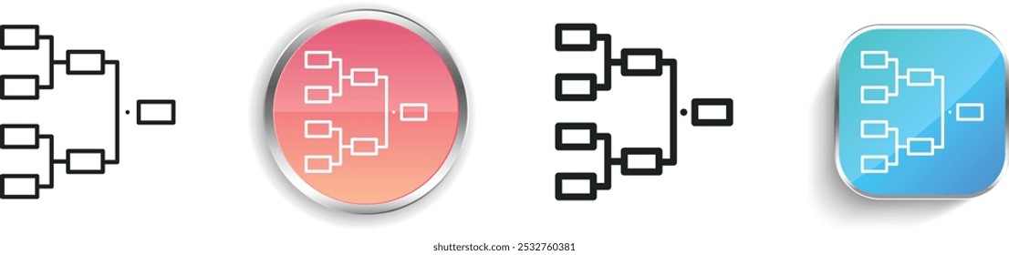 fixtures icon. Thin Linear, Regular and Button Style Design Isolated On White Background