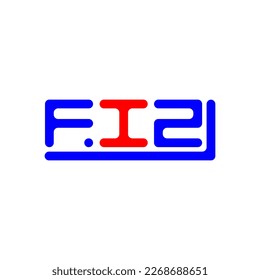 Logo de la carta FIZ diseño creativo con gráfico vectorial, logotipo FIZ simple y moderno.