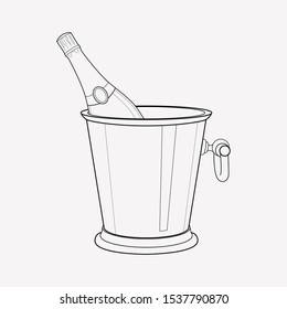 Fizz icon line element. Vector illustration of fizz icon line isolated on clean background for your web mobile app logo design.