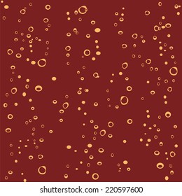 Fizzy drink bubbles seamless pattern