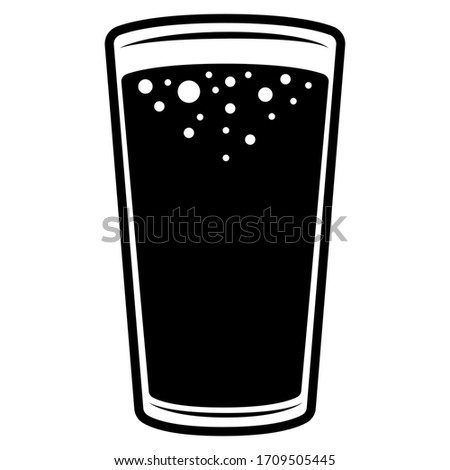 fizzy drink in a glass