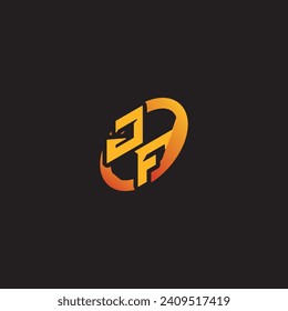 FJ combination letter unique initials logo esport for gaming team, youtube, twitch