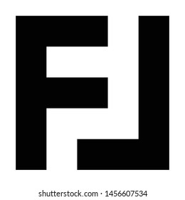 FJ / FL abstract logo concept