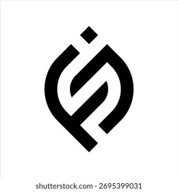 Plantilla de diseño de logotipo creativo FJ Letter