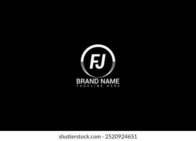 FJ letter logo creative design. FJ unique design. FJ creative initials letter logo concept.