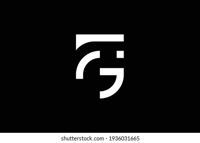 Diseño del logo de la carta de FJ sobre fondo de lujo. Concepto de logotipo de letras de monograma JF. Diseño de iconos de FJ. Diseño de iconos de letras blancas elegantes y profesionales de JF sobre fondo negro.