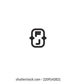 FJ line bold concept in high quality professional design that will print well across any print media
