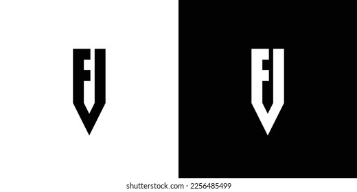 FJ-Logo-Design einfach und modern 