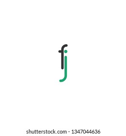 FJ LOGO ICON VECTOR FOR YOUR BUSINESS