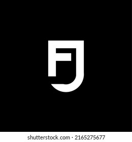 FJ monogram logo concept design