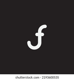 Plantilla de logotipo de FJ monogrqm. Logo creativo.