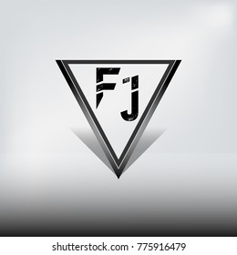 FJ Triangle Logo with Shadow