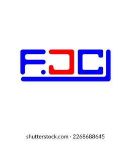 FJC letter logo creative design with vector graphic, FJC simple and modern logo.