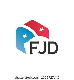 FJD letter logo design on white background. Creative  modern FJD letter logo design. Vector design.
Letters FJD, FJD logo  vector template.