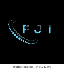 FJI letter logo abstract design. FJI unique design. FJI.
