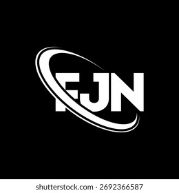 FJN logo. FJN letter. FJN letter logo design. Initials FJN logo linked with circle and uppercase monogram logo. FJN-typography for technology, business and real estate brand.