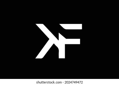 FK elegant logo with initials for company -vector