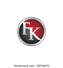 FK initial circle logo red