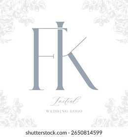 FK Initial Wedding Logo Monogram1