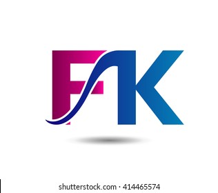 FK letter logo 
