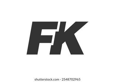 FK Techno Editable Font Logo For Corporate Branding. Bold, Futuristic Design With Unique Typographic Ideas. Minimal Custom Type And Dynamic Letter Variations For Promotion, Printing, And Book Titles