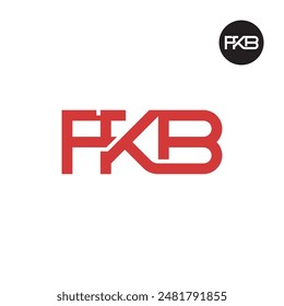 FKB Logo Letter Monogram Design