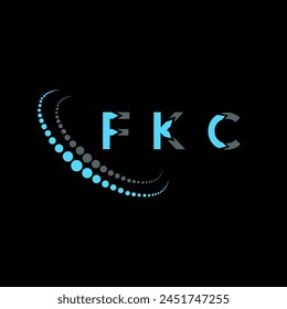 FKC letter logo abstract design. FKC unique design. FKC.

