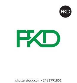 FKD Logo Letter Monogram Design
