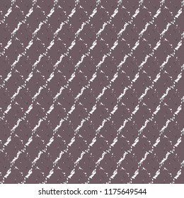 Fkecked pattern as a white net on a claret background. Thick fabric texture. Vector illustration.