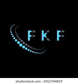 FKF letter logo abstract design. FKF unique design. FKF.

