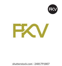 FKV Logo Letter Monogram Design