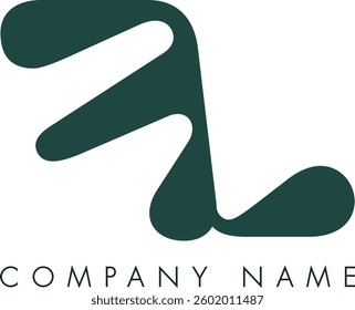 FL creative modern abstract letter logo vector design. Usable for your company or business and brand identity.