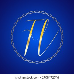 FL. F and L, Beauty round vector initial logo, handwriting logo of initial signature, wedding, fashion, jewelry,  with creative template for any company or business.