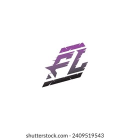 FL initial esport logo inspiration ideas for gaming team, youtube, twitch