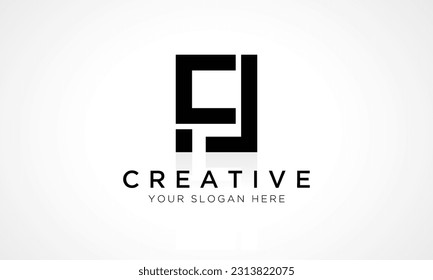 FL Letter Logo Design Vector Template. Alphabet Initial Letter FL Logo Design With Glossy Reflection Business Illustration.