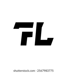 FL Letter logo icon design elements