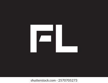 FL letter logo and initial logo design