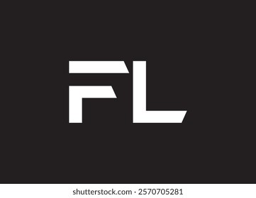 FL letter logo and initial logo design