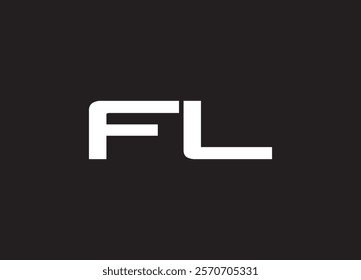 FL letter logo and initial logo design