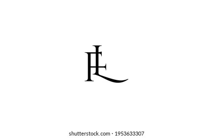 FL-Buchstaben Typ Logo Design Vektor Vorlage. Abstrakter Letter FL-Logo-Design