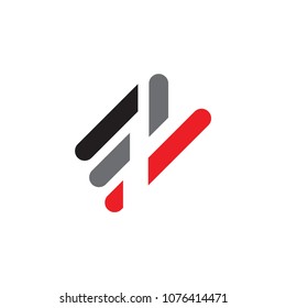 fl letter vector logo