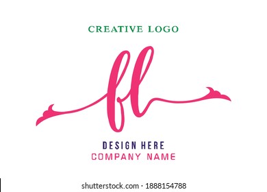 FL lettering logo is simple, easy to understand and authoritative