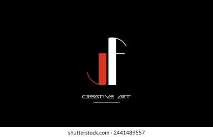 FL, LF, F, L abstract letters logo monogram