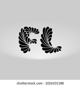 FL Logo, Decorative, Romantic