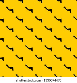 Flabby arm cosmetic correction pattern seamless vector repeat geometric yellow for any design