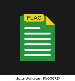 FLAC audi file format icon
