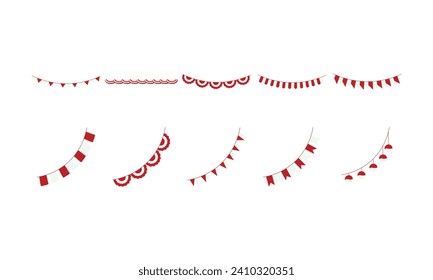 Flag Accessories Decoration Element Set