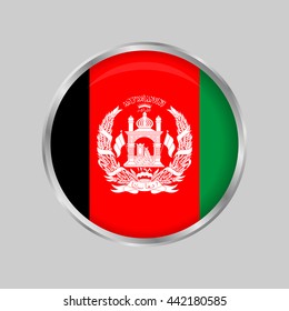The flag of Afghanistan