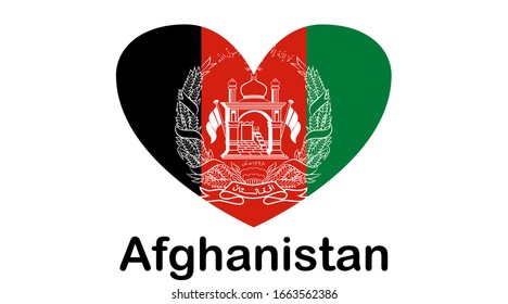 Flag of Afghanistan. Accurate dimensions, elements proportions and colors.